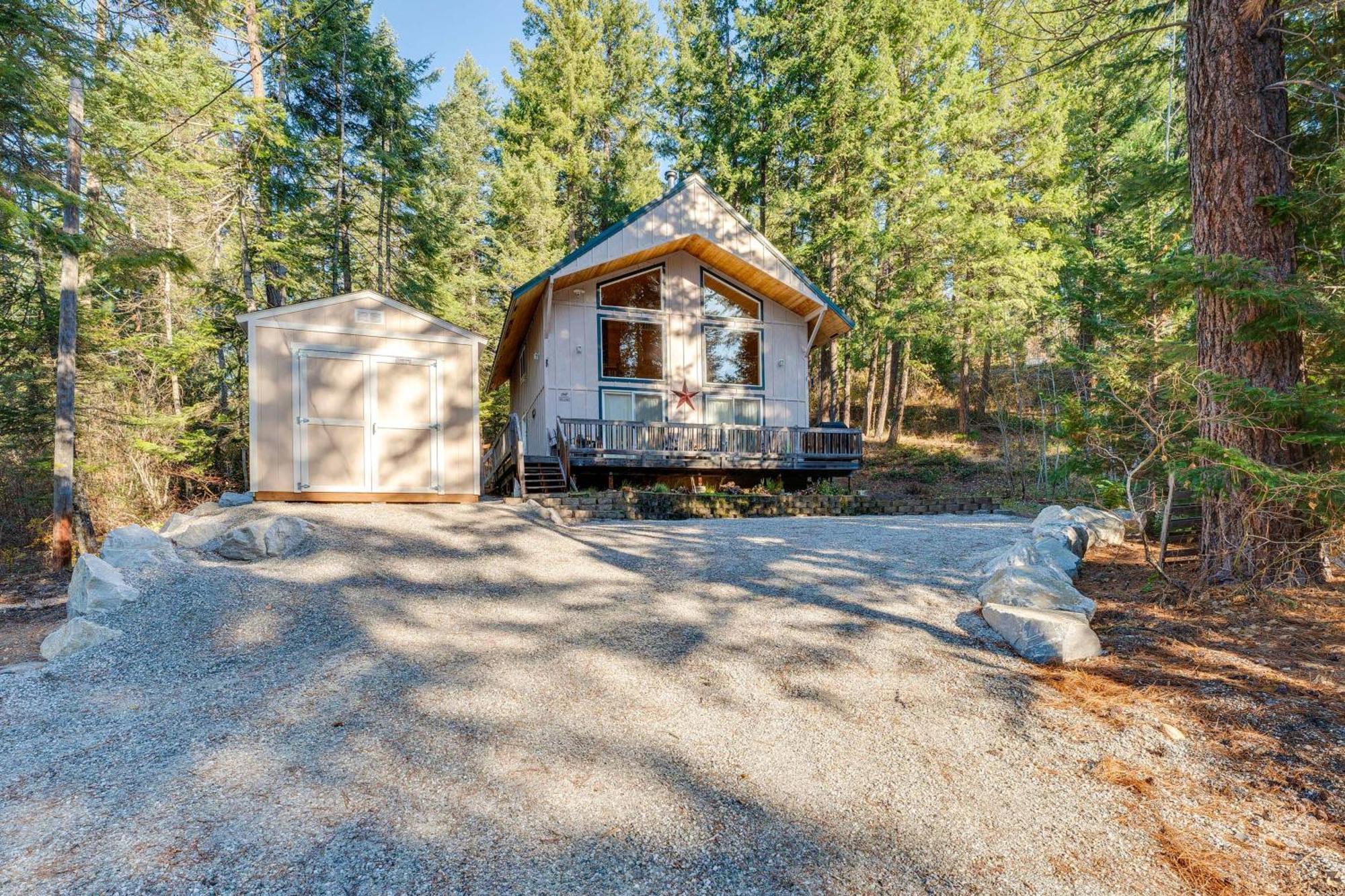 Quaint Cabin Deck And Grill In Leavenworth Esterno foto